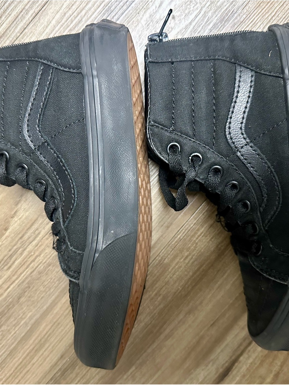 Vans Black High-Top Canvas Skate Sneakers